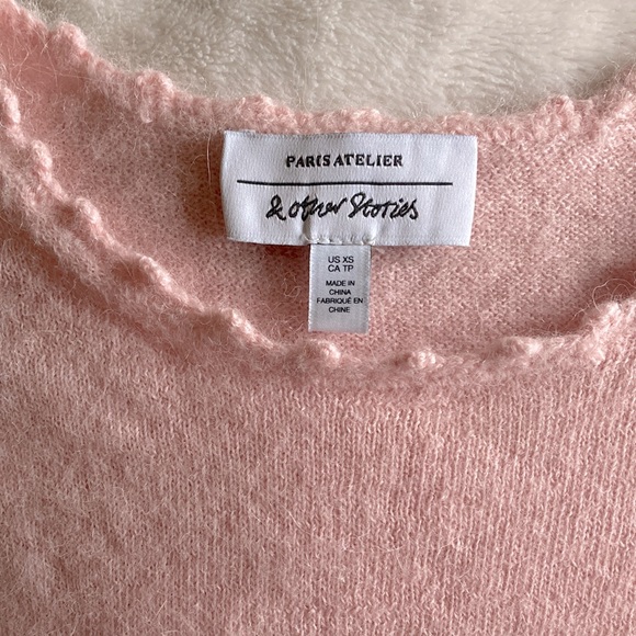 & Other Stories Light Pink Alpaca Blend Sweater - Picture 2 of 5